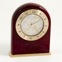 Bey-Berk Rosewood Desk Clock