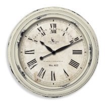 FirsTime® Rosalind Distressed White Wall Clock