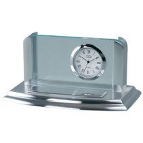 Chass Business Card Holder Desk Clock