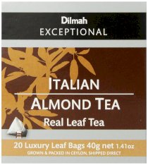 Dilmah Exceptional Leaf Tbag Italian Almond, 1.41-Ounce Boxes (Pack of 6)