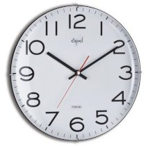 Opal Luxury Time Products 12" Edge Less Dome Glass Wall Clock
