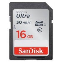 Sandisk Ultra SDHC 16GB Class 10 (30MB/s)