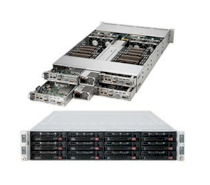 Server Supermicro SuperServer 6028TR-HTR (Black) (SYS-6028TR-HTR) E5-2687W v3 (Intel Xeon E5-2687W v3 3.10GHz, RAM 16GB, 1600W, Không kèm ổ cứng)