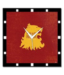 Bluegape Game Of Thrones House Lannister Wall Clock