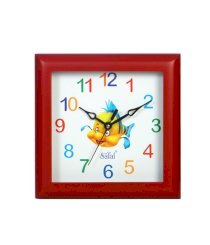Safal Multicolour Wood Mini Children Wall Clock