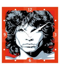 Shopkeeda Black & White Engineering Wood Jimmorrison Art Wall Clock