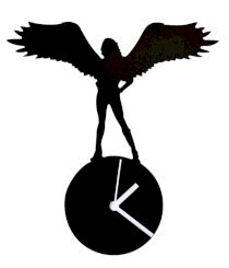 Blacksmith Open Wings Angel Silhouette