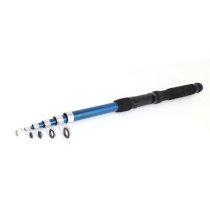 Portable Blue Carbon Fiber Telescopic 6 Section 6.5Ft 2M Fishing Rod Pole