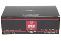Dammann Frères Four Fruit Rouges Black Tea, 24 Cristal Teabags