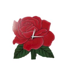 Furnish Living Wooden Handcrafted Rose Wall Clock