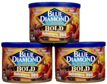 Blue Diamond Bold Habanero BBQ Almonds 6oz (Pack of 3)