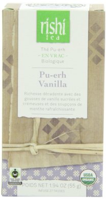 Rishi Tea Pu-Erh Vanilla, 55 Gram