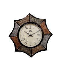 Grv Wooden Vintage Wall Clock 25