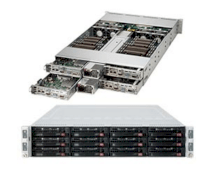 Server Supermicro SuperServer 6028TR-HTFR (Black) (SYS-6028TR-HTFR) E5-2680 v3 (Intel Xeon E5-2680 v3 2.50GHz, RAM 16GB, 1600W, Không kèm ổ cứng)