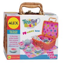 Alex Toys - Pretend & Play, Tea Set Basket, 709W