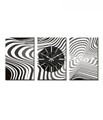 Design 'O' Vista Zebra Bliss Wall Clock