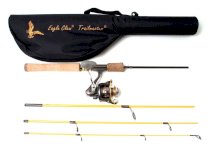  Eagle Claw Trailmaster Spinning Combo and 6 Ball Bearing Spin (4 Piece)
