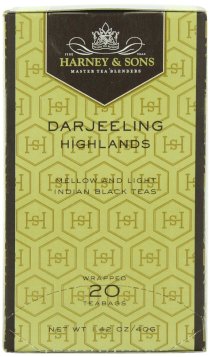 Harney and Sons Premium Tea Bags, Darjeeling, 20 Count