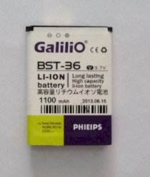 Pin Sony BST-36 hiệu Galilio 1100mAh