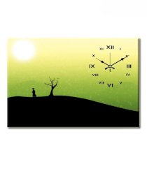 Design 'O' Vista Vivid Evening Wall Clock