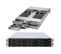 Server Supermicro SuperServer 6028TR-HTR (Black) (SYS-6028TR-HTR) E5-2603 v3 (Intel Xeon E5-2603 v3 1.60GHz, RAM 8GB, 1600W, Không kèm ổ cứng)