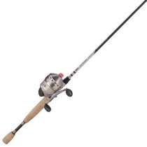 Zebco 33 Max Gold Medium Heavy Spincast Combo (2-Piece), 6.6-Feet