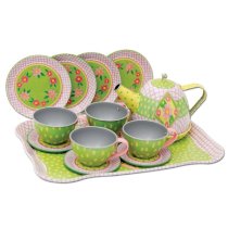 Children's Tin Tea Set in a Case