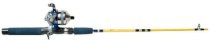 Eagle Claw Water Eagle Spin Cast Combo (Black/Yellow, 5-Feet 6-Inch)