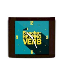 Bgfanstore Bencho Helping Verb Slang Wall Clock