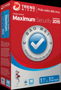 Phần mềm diệt virus Trend Micro Maximum Security 2015