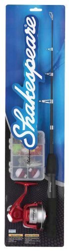 Shakespeare Two-Piece Complete Telescopic Spinning Combo (4-Feet 6-Inch)