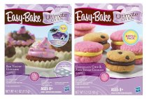 Easy Bake 2-Pack Oven Refill - Chocolate Chip and Pink Sugar Cookies 3.2 oz and Red Velvet Cupcakes 4.1 oz