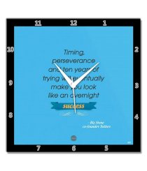 Bluegape Success Quote Twitter Founder Wall Clock
