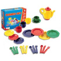 25 Piece Play Dishes Set