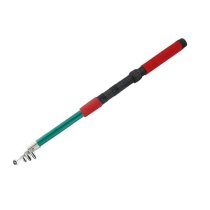 Metal Line Guide 1.65M 5 Sections Telescopic Fishing Rod Pole Red Green