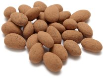 SunSpire Organic Cocoa Dusted Dark Chocolate Almonds, 10 Pound Box