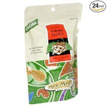 Mrs. May's Dry-Roasted Snack, Almond Crunch, 24 - 2-Ounce Pouches