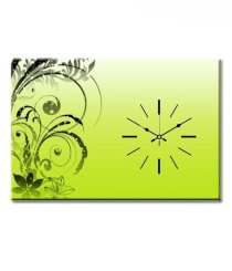 Design 'O' Vista Flower Impact Wall Clock