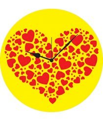 Furnishfantasy - Hearts - Designer Wall Clock