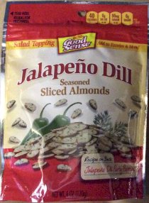 Good Sense Jalapeno Dill Seasoned Sliced Almonds (Pack of 3)