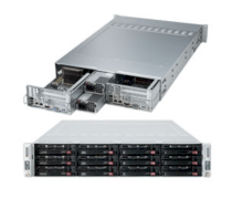 Server Supermicro SuperServer 6028TR-D72R (Black) (SYS-6028TR-D72R) E5-2609 v3 (Intel Xeon E5-2609 v3 1.90GHz, RAM 8GB, 1280W, Không kèm ổ cứng)