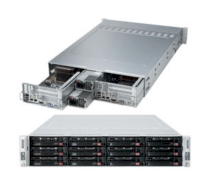 Server Supermicro SuperServer 6028TR-DTR (Black) (SYS-6028TR-DTR) E5-2609 v3 (Intel Xeon E5-2609 v3 1.90GHz, RAM 8GB, 1280W, Không kèm ổ cứng)