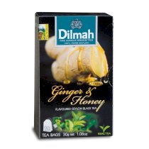 Dilmah Flavored Ceylon Black Tea - Ginger and Honey - (20 tea bags)