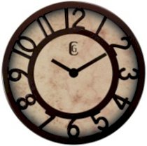 Geneva Clock 8-Inch Wall Clock with Plastic Bezel