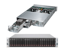 Server Supermicro SuperServer 2028TP-DC1TR (Black) (SYS-2028TP-DC1TR) E5-2698 v3 (Intel Xeon E5-2698 v3 2.30GHz, RAM 16GB, 1280W, Không kèm ổ cứng)