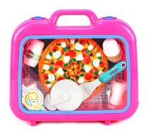 Picnic Pizza Suitcase Toy Food Play Set w/ Toy Food, Plates, Drinks, Accessories