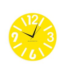 Blacksmith Yellow Laminated Aluminium Simple Wall Clock