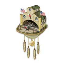 Cuckoo Clock: P-40 Flying Tiger Cuckoo Clock by The Bradford Exchange