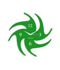 Blacksmith Green Laminated Aluminium Thick Chakri Wall Clock