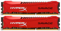 Kingston Savage Memory Red (HX318C9SRK2/16) - DDR3 - 16GB (2 x 8GB) - Bus 1866MHz - PC3 15000 kit CL9 Intel XMP DIMM